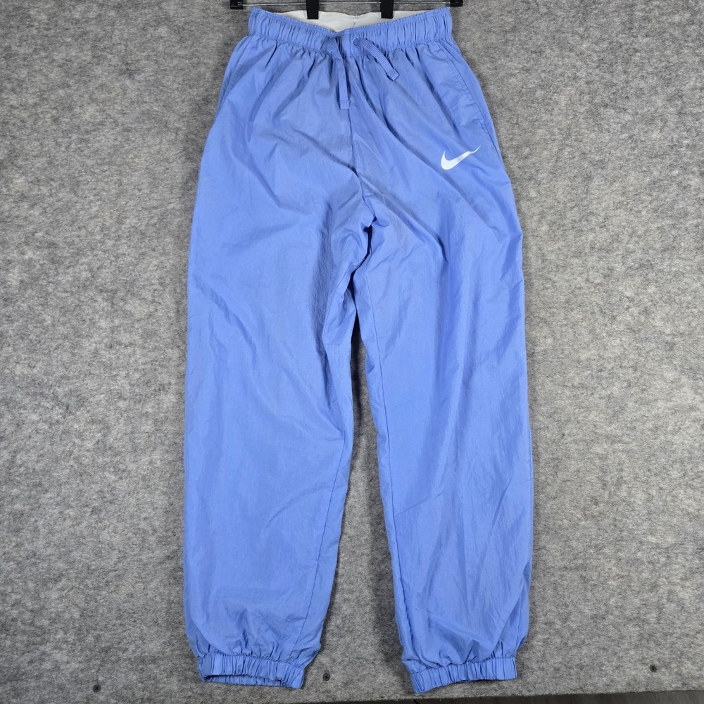 Nike Womens Blue Sportswear Essential Woven Jogger Track Pants Medium M